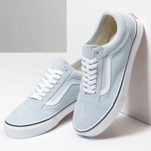 Vans Old Skool Baby Blue/True White / sneakers / tennis shoes / skater